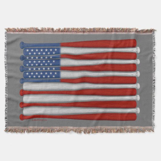 Baseball America (VS) Throw Blanket Deken (Voorkant)