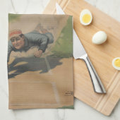 Baseball American MoJo Kitchen Towel Theedoek (Quarter Fold)