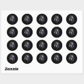 Baseball Amerikaanse Vlag Werper Usa Pitching 4e V Ronde Sticker (Vel)