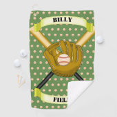 Baseball and Glove Sport Towel Golfhanddoek (Insitu)