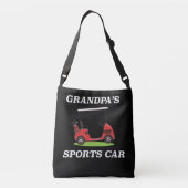 Baseball and Softball Mom Crossbody Tas (Achterkant)
