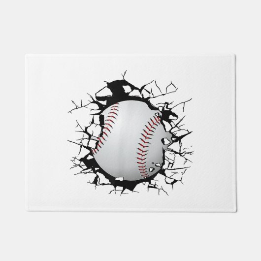Baseball Apparel - Baseball Deurmat (Voorkant)