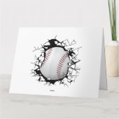 Baseball Apparel - Baseball Kaart (Achterkant)