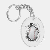 Baseball Apparel - Baseball Sleutelhanger (Voorkant Links)