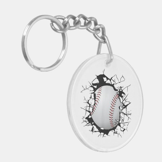 Baseball Apparel - Baseball Sleutelhanger (Voorkant Links)