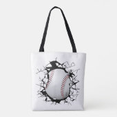 Baseball Apparel - Baseball Tote Bag (Achterkant)