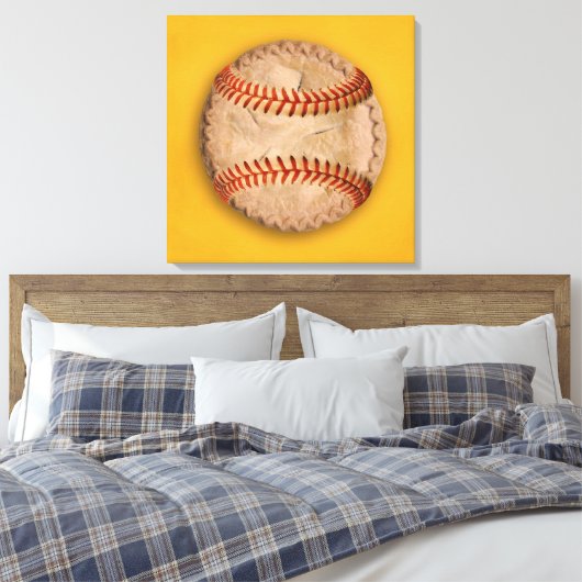Baseball Apple Pie Canvas Afdruk (Insitu (Slaapkamer))