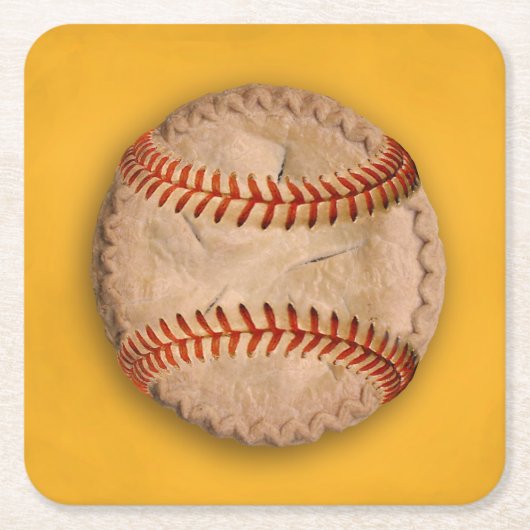 Baseball Apple Pie Kartonnen Onderzetters (Voorkant)