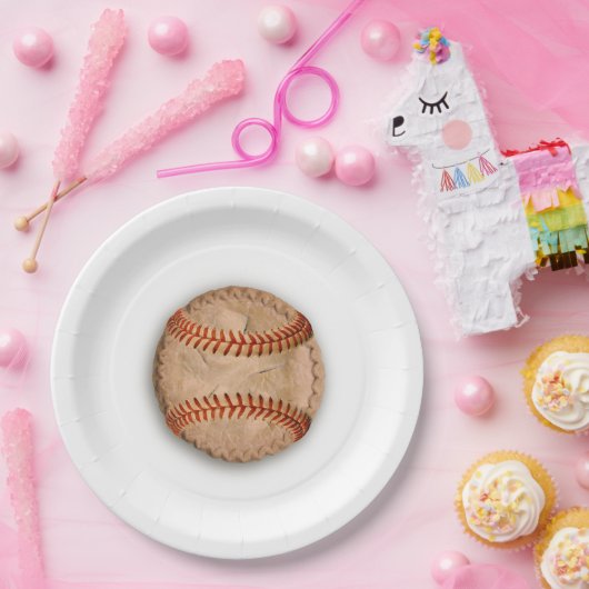 Baseball Apple Pie Papieren Bordje (Feest)
