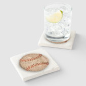 Baseball Apple Pie Stenen Onderzetter (Zijkant)