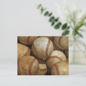 Baseball Art Briefkaart (Staand voorkant)