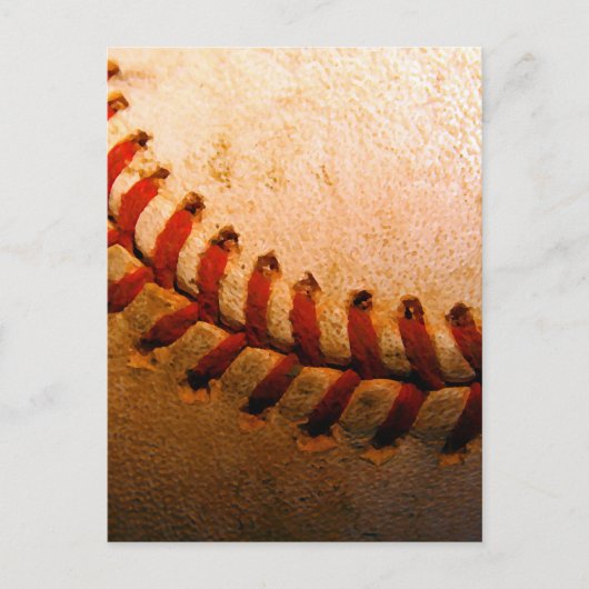 Baseball Art Briefkaart (Voorkant)