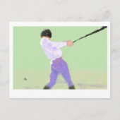 Baseball Art Briefkaart (Voorkant)