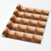 Baseball Art Cadeaupapier (Uitgerold)