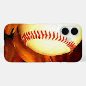 Baseball Art Case-Mate iPhone Case (Achterkant (horizontaal))