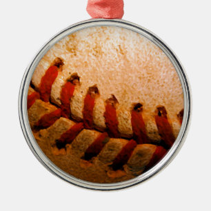 Baseball Art Metalen Ornament