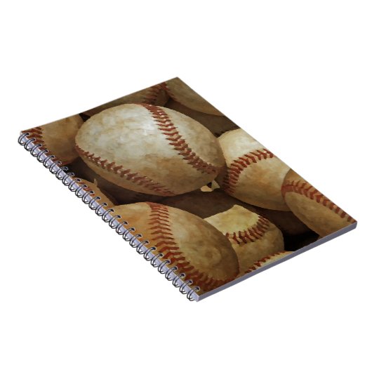 Baseball Art Notitieboek (Rechterzijde)