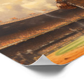  Baseball Art Poster - Retro Design van Amer (Hoek)