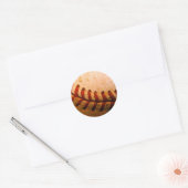Baseball Art Ronde Sticker (Envelop)