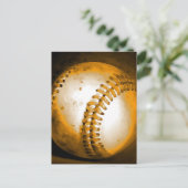 Baseball Artwork Briefkaart (Staand voorkant)