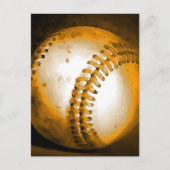 Baseball Artwork Briefkaart (Voorkant)