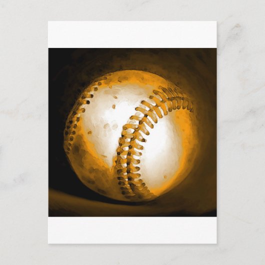 Baseball Artwork Briefkaart (Voorkant)