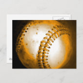 Baseball Artwork Briefkaart (Voorkant / Achterkant)