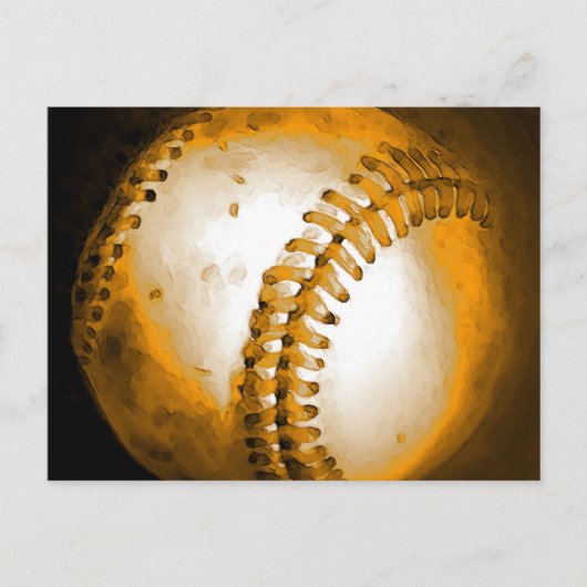 Baseball Artwork Briefkaart (Voorkant)