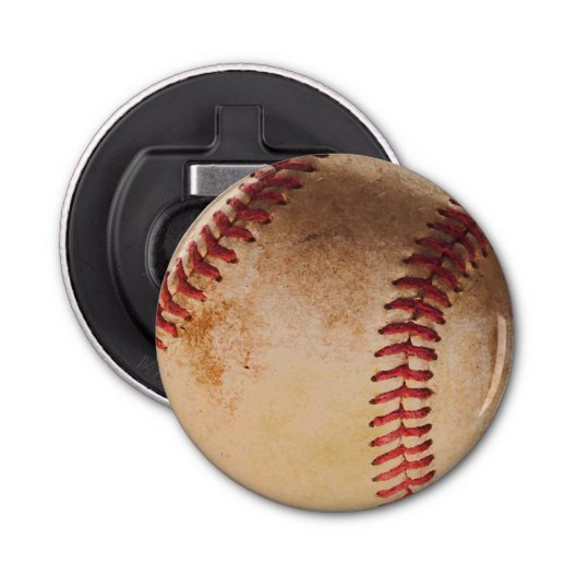 Baseball Artwork  Button Flesopener (Voorkant)