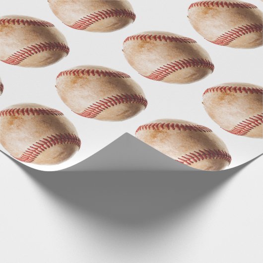 Baseball Artwork  Cadeaupapier (Hoek)