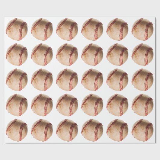 Baseball Artwork Cadeaupapier (Vlak)