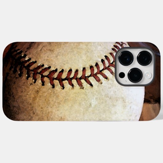 Baseball Artwork Case-Mate iPhone Case (Achterkant (horizontaal))