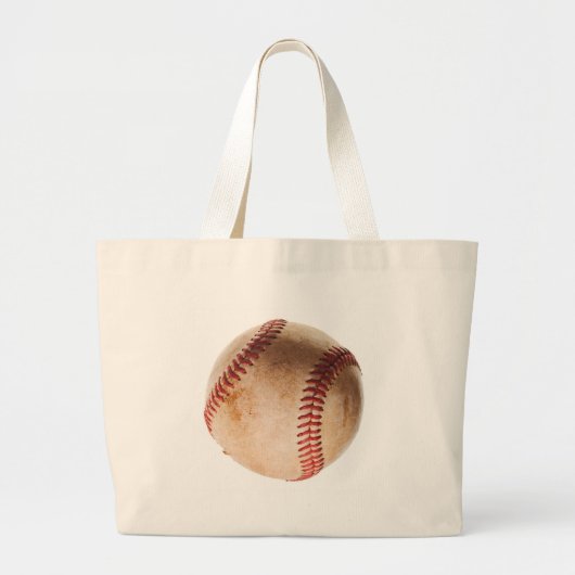 Baseball Artwork Grote Tote Bag (Voorkant)
