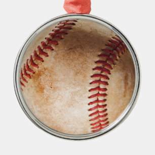 Baseball Artwork Metalen Ornament