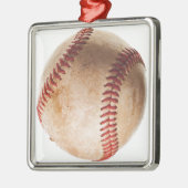Baseball Artwork Metalen Ornament (Links)