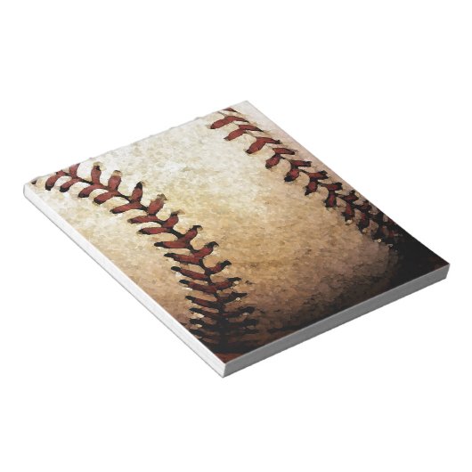 Baseball Artwork Notitieblok (Schuin)