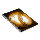 Baseball Artwork Notitieboek (Rechterzijde)