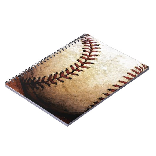 Baseball Artwork Notitieboek (Linkerzijde)