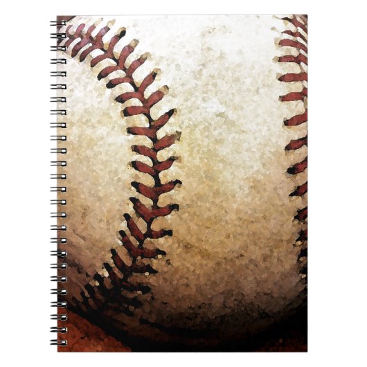 Baseball Artwork Notitieboek (Voorkant)