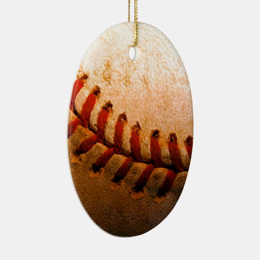 Baseball Artwork Ornament (Rechts)