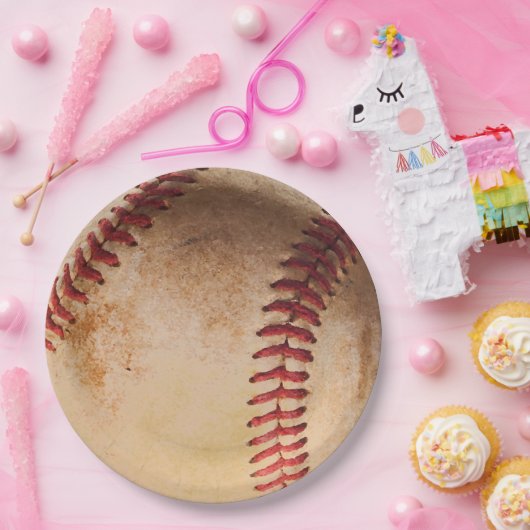 Baseball Artwork Papieren Bordje (Feest)