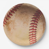 Baseball Artwork Papieren Bordje (Voorkant)