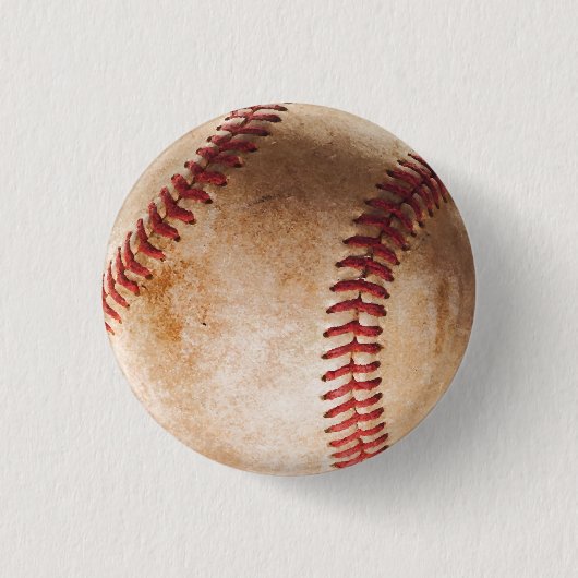 Baseball Artwork  Ronde Button 3,2 Cm (Voorkant)