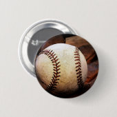 Baseball Artwork Ronde Button 5,7 Cm (Voorkant /achterkant)