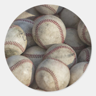 Baseball Artwork Ronde Sticker