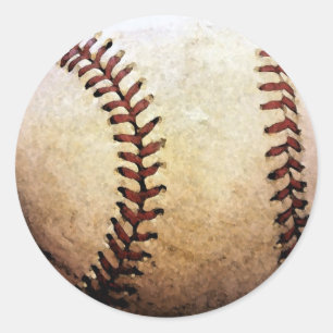 Baseball Artwork Ronde Sticker