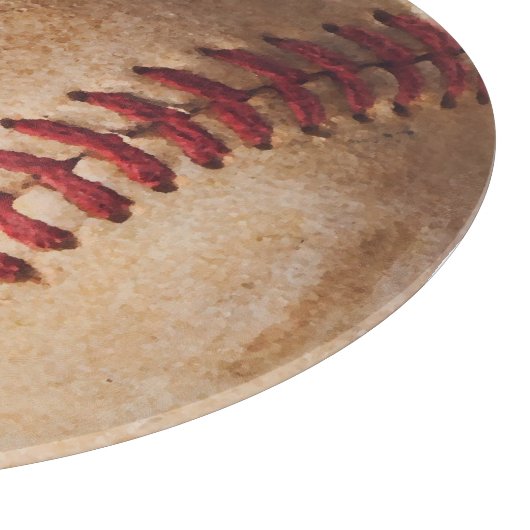 Baseball Artwork  Snijplank (Hoek)