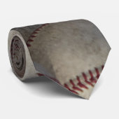 Baseball Artwork Stropdas (Opgerold)
