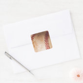 Baseball Artwork Vierkante Sticker (Envelop)