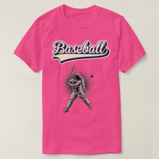 Baseball Astronaut T-shirt (Design voorkant)